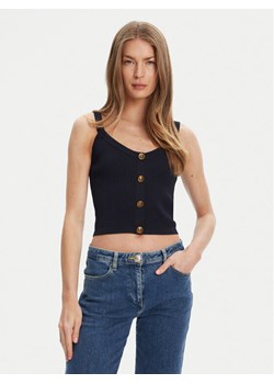 Guess Top W5YR10 Z0130 Granatowy Regular Fit ze sklepu MODIVO w kategorii Bluzki damskie - zdjęcie 184165022