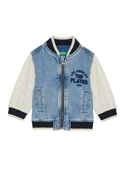 United Colors Of Benetton Kurtka bomber 2R76GN03R Niebieski Regular Fit ze sklepu MODIVO w kategorii Kurtki chłopięce - zdjęcie 184165034