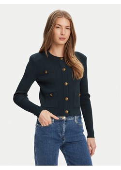 Guess Kardigan W5YR09 Z0130 Zielony Regular Fit ze sklepu MODIVO w kategorii Swetry damskie - zdjęcie 184165062