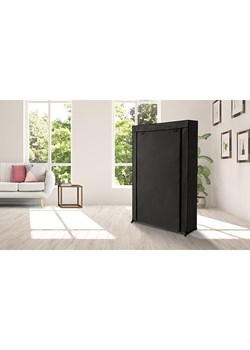 IDOMYA Essentials Szafka w kolorze czarnym na buty - 91 x 140 x 24 cm ze sklepu Limango Polska w kategorii Szafy - zdjęcie 184166003