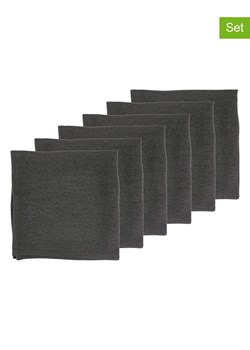 Björn Serwetki (6 szt.) w kolorze antracytowym - 40 x 40 cm ze sklepu Limango Polska w kategorii Akcesoria kuchenne - zdjęcie 184166044