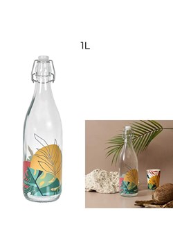 Garden Spirit Butelka &quot;Paradis Exotique&quot; ze wzorem - 1 l ze sklepu Limango Polska w kategorii Pojemniki kuchenne - zdjęcie 184166052