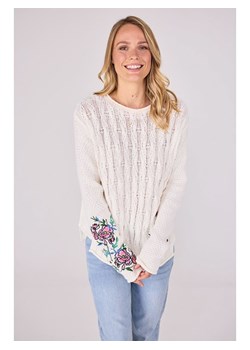 LIEBLINGSSTÜCK Sweter &quot;Tricia&quot; w kolorze białym ze sklepu Limango Polska w kategorii Swetry damskie - zdjęcie 184166454