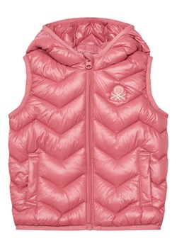 United Colors Of Benetton Kamizelka 21INGJ00H Różowy Regular Fit ze sklepu MODIVO w kategorii Kamizelki dziewczęce - zdjęcie 184167502