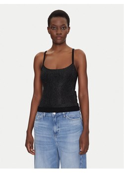 Guess Top W5GR47 Z3MN2 Czarny Regular Fit ze sklepu MODIVO w kategorii Bluzki damskie - zdjęcie 184167552