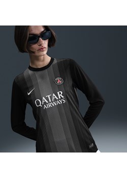 Damska koszulka piłkarska z długim rękawem Nike Dri-FIT Paris Saint-Germain Stadium Goalkeeper 2025/26 – replika - Czerń ze sklepu Nike poland w kategorii Bluzki damskie - zdjęcie 184168724