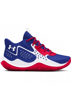 Dziecięce buty do koszykówki Under Armour UA GS JET \'23 - niebieskie ze sklepu Sportstylestory.com w kategorii Buty sportowe dziecięce - zdjęcie 184169181