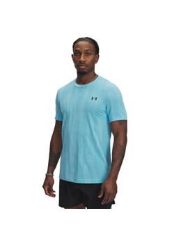 Męska koszulka treningowa Under Armour Vanish Seamless Novelty SS - niebieska ze sklepu Sportstylestory.com w kategorii T-shirty męskie - zdjęcie 184169260