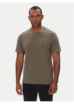 Calvin Klein Jeans T-Shirt LV040HM265 Brązowy Regular Fit ze sklepu MODIVO w kategorii T-shirty męskie - zdjęcie 184169660