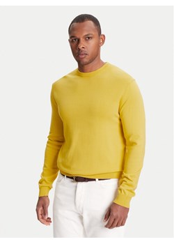 United Colors Of Benetton Sweter 1098U1I76 Żółty Regular Fit ze sklepu MODIVO w kategorii Swetry męskie - zdjęcie 184169673