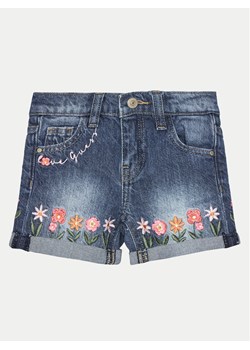 Guess Szorty jeansowe K5GD02 D45E0 Niebieski Regular Fit ze sklepu MODIVO w kategorii Spodenki dziewczęce - zdjęcie 184169691