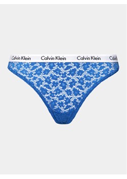 Calvin Klein Underwear Figi brazylijskie 000QD3859E Niebieski ze sklepu MODIVO w kategorii Majtki damskie - zdjęcie 184169694