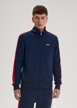 Zapinana na zamek bluza dresowa ze stójką i lampasami ze sklepu Diverse w kategorii Bluzy męskie - zdjęcie 184170722