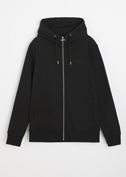 Zapinana na zamek bluza z kapturem z dekoracyjną taśmą ze sklepu Diverse w kategorii Bluzy męskie - zdjęcie 184173633