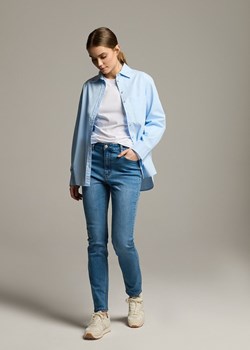 Jeansy slim fit z wysokim stanem ze sklepu Diverse w kategorii Jeansy damskie - zdjęcie 184174681