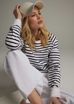 Bluza damska z bawełny - id: 10046627-119 - marki Diverse - 184178663 Bluza damska z bawełny ze sklepu Diverse w kategorii Bluzy damskie - zdjęcie 184178663