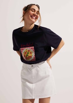 Damski T-shirt bawełniany z nadrukiem ze sklepu Diverse w kategorii Bluzki damskie - zdjęcie 184180882