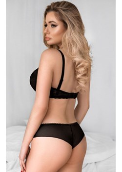 Koronkowy biustonosz push-up czarny Narcisio, Kolor czarny, Rozmiar 65D, Barbara Lingerie ze sklepu Intymna w kategorii Biustonosze - zdjęcie 184181511