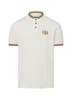 Finshley & Harding London Męska koszulka polo Mężczyźni Bawełna écru jednolity ze sklepu vangraaf w kategorii T-shirty męskie - zdjęcie 184182253