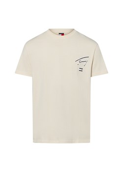 Tommy Jeans Koszulka męska Mężczyźni Bawełna piaskowy nadruk ze sklepu vangraaf w kategorii T-shirty męskie - zdjęcie 184182264