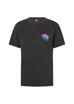 Tommy Jeans Koszulka damska Kobiety Bawełna antracytowy nadruk ze sklepu vangraaf w kategorii Bluzki damskie - zdjęcie 184182271