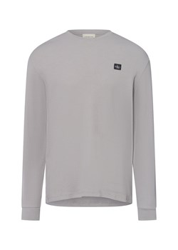 Calvin Klein Jeans Męska koszula z długim rękawem Mężczyźni szary jednolity ze sklepu vangraaf w kategorii T-shirty męskie - zdjęcie 184182272