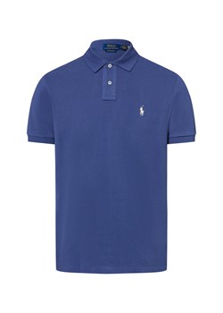 Polo Ralph Lauren Męska koszulka polo Mężczyźni Bawełna niebieski jednolity ze sklepu vangraaf w kategorii T-shirty męskie - zdjęcie 184182291