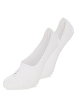 Calvin Klein Skarpety w 2-paku Kobiety Modal biały jednolity ze sklepu vangraaf w kategorii Skarpetki damskie - zdjęcie 184182322