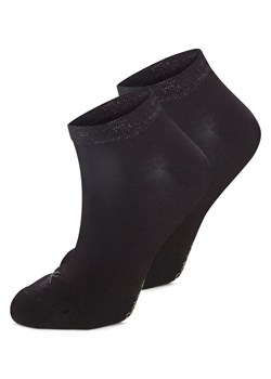 Calvin Klein Damskie skarpetki do trampek w 2-paku Kobiety Modal czarny jednolity ze sklepu vangraaf w kategorii Skarpetki damskie - zdjęcie 184182324