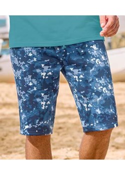 Luźne bermudy z moltonu tie and dye ze sklepu Atlas For Men w kategorii Spodenki męskie - zdjęcie 184182593