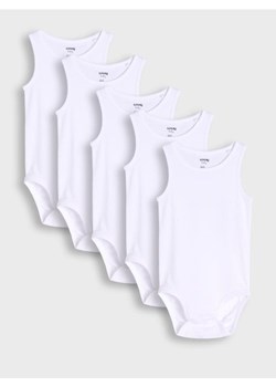 Sinsay - Body 5 pack - biały ze sklepu Sinsay w kategorii Body niemowlęce - zdjęcie 184184032