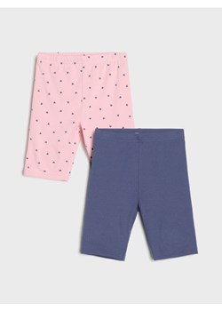 Sinsay - Krótkie legginsy 2 pack - wielobarwny - id: 331DU-MLC - marki Sinsay - 184184074 Sinsay - Krótkie legginsy 2 pack - wielobarwny ze sklepu Sinsay w kategorii Spodenki dziewczęce - zdjęcie 184184074