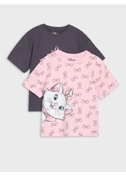 Sinsay - Koszulki 2 pack The Aristocats - szary ze sklepu Sinsay w kategorii Bluzki dziewczęce - zdjęcie 184184143