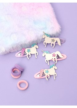 Sinsay - Zestaw do włosów z motywem jednorożca 8 pack - wielobarwny ze sklepu Sinsay w kategorii Ozdoby do włosów dziewczęce - zdjęcie 184184161