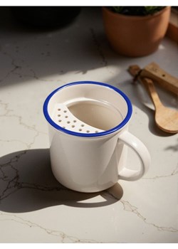 Sinsay - Ceramiczny kubek z sitkiem - biały ze sklepu Sinsay w kategorii Kubki - zdjęcie 184184201