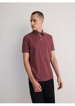 Reserved - Koszulka polo regular - jasnofioletowy ze sklepu Reserved w kategorii T-shirty męskie - zdjęcie 184185060