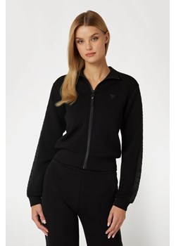 GUESS Czarna bluza damska z lampasami New Allie Scuba, Rozmiar S ze sklepu outfit.pl w kategorii Bluzy damskie - zdjęcie 184185480