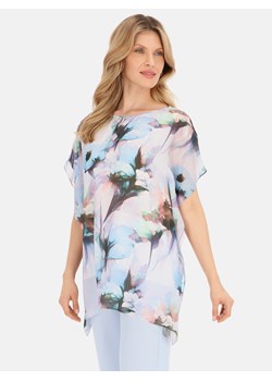 Pastelowa tunika w kwiaty Potis & Verso Laguna ze sklepu Eye For Fashion w kategorii Bluzki damskie - zdjęcie 184186070