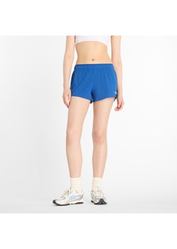 Spodenki damskie New Balance WS41286GAB – niebieskie - id: 3215227 - marki New Balance - 184186451 Spodenki damskie New Balance WS41286GAB – niebieskie ze sklepu New Balance Poland w kategorii Szorty - zdjęcie 184186451