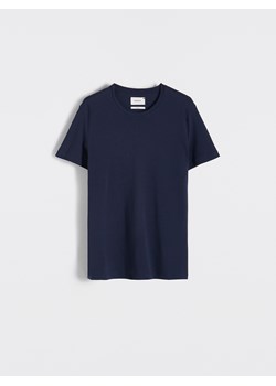 Reserved - T-shirt slim fit - granatowy ze sklepu Reserved w kategorii T-shirty męskie - zdjęcie 184186472