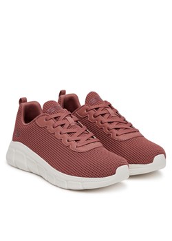 Sneakersy Skechers 117346/ROS Bordowy ze sklepu eobuwie.pl w kategorii Buty sportowe damskie - zdjęcie 184187100