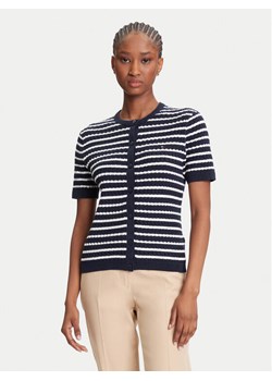 Tommy Hilfiger Kardigan WW0WW45707 Granatowy Slim Fit ze sklepu MODIVO w kategorii Swetry damskie - zdjęcie 184187413