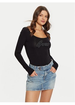 Guess Body W5RP00 K68D2 Czarny Slim Fit ze sklepu MODIVO w kategorii Bluzki damskie - zdjęcie 184187443