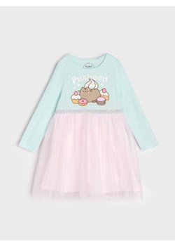 Sinsay - Sukienka z tiulem Pusheen the Cat - zielony ze sklepu Sinsay w kategorii Sukienki dziewczęce - zdjęcie 184190894