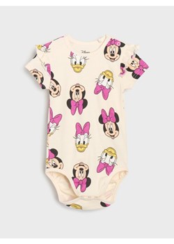 Sinsay - Body z ozdobnymi falbanami Minnie Mouse - kremowy ze sklepu Sinsay w kategorii Odzież dla niemowląt - zdjęcie 184190963