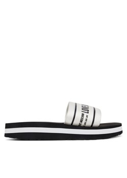 Klapki LOVE MOSCHINO JA28334G0MIX6100 Biały ze sklepu eobuwie.pl w kategorii Klapki damskie - zdjęcie 184191672