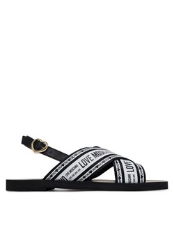 Sandały LOVE MOSCHINO San Lod Micro20 JA16142G0MIX200A Czarny ze sklepu eobuwie.pl w kategorii Sandały damskie - zdjęcie 184191681