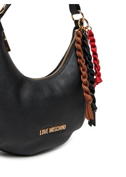 Torebka LOVE MOSCHINO JC4308PP0MK1100A Czarny ze sklepu eobuwie.pl w kategorii Listonoszki - zdjęcie 184191700