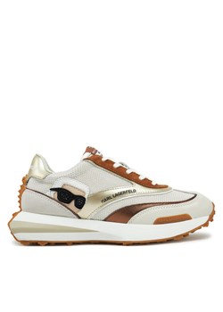 Sneakersy KARL LAGERFELD Zone KL62930N Écru ze sklepu eobuwie.pl w kategorii Buty sportowe damskie - zdjęcie 184191702