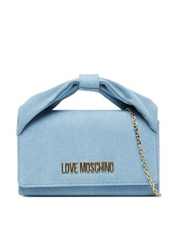 Torebka LOVE MOSCHINO JC4251PP0MKR0700 Niebieski ze sklepu eobuwie.pl w kategorii Kopertówki - zdjęcie 184191724